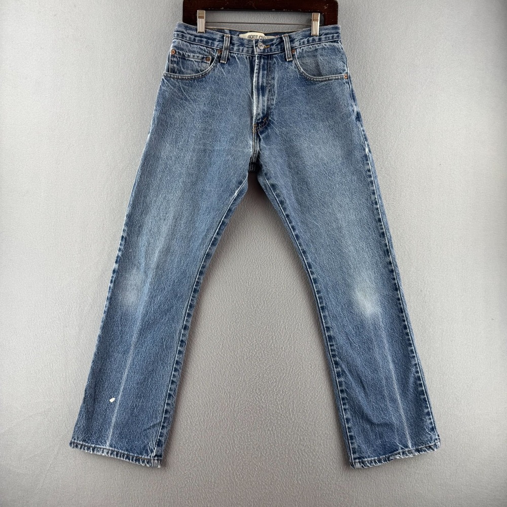 Vintage Levis Jeans Mens 32x32 (Fits 30x30) Blue Denim 527 Bootcut Y2K 2005
